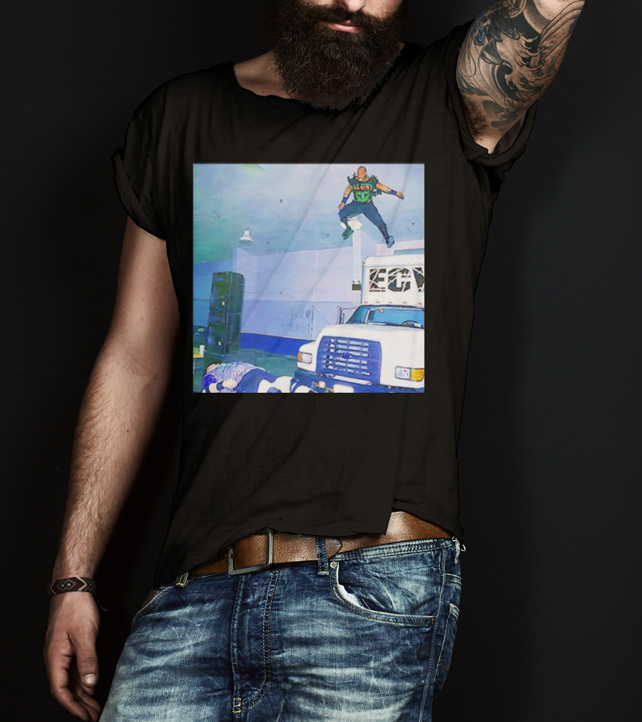 Jerome Young New Jack Flying ECW Truck Arena Scene T-Shirt