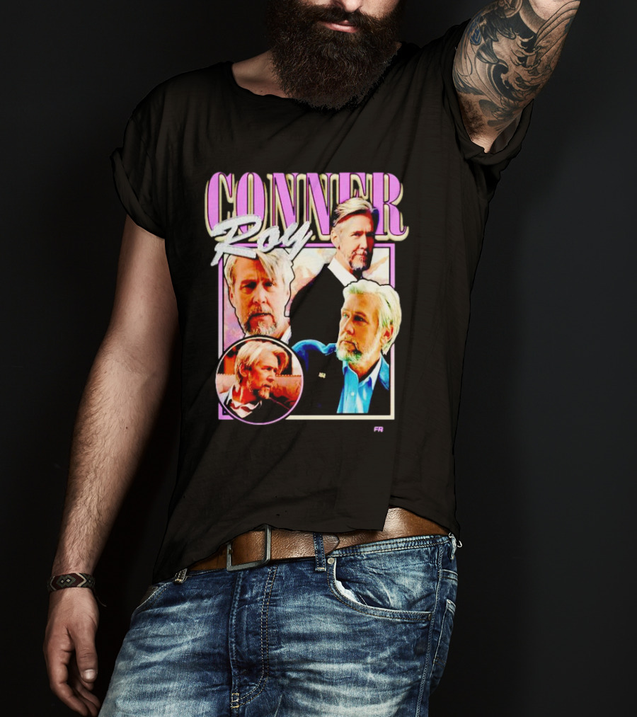 Connor Roy Retro Style Portrait Compilation T-Shirt