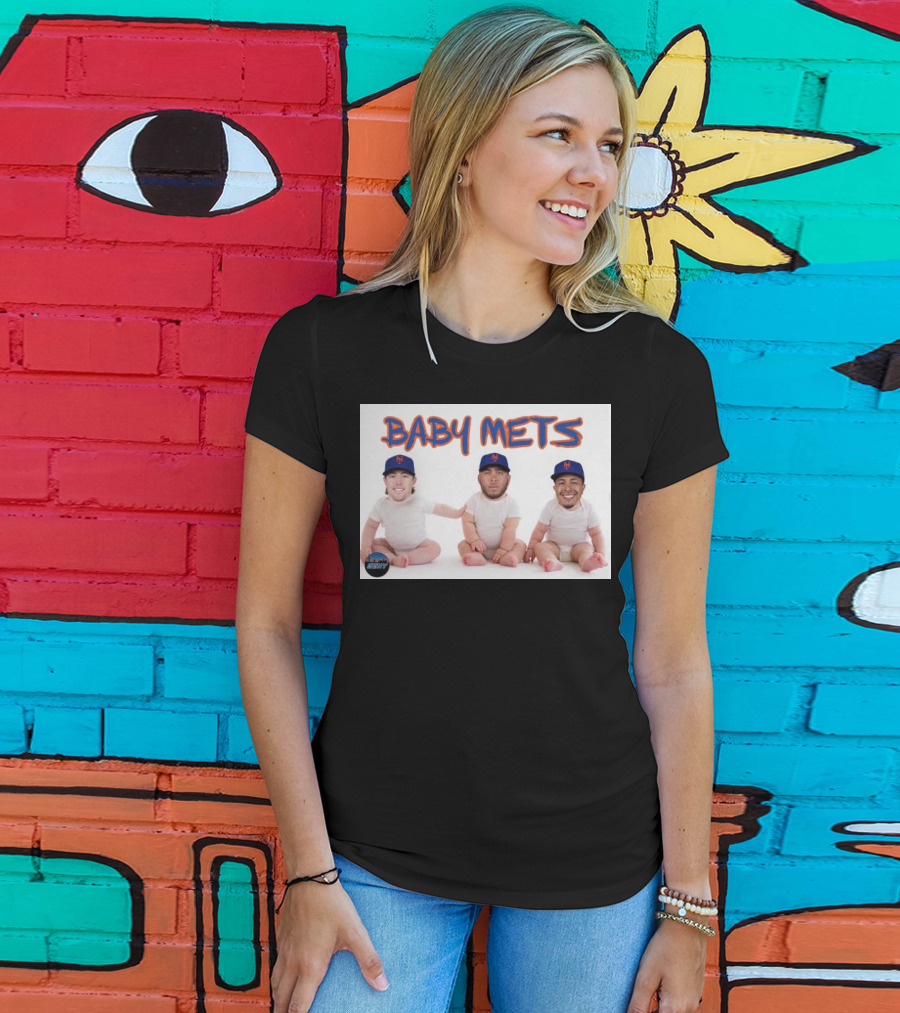 Brett Baty Mark Vientos Francisco Álvarez Baby Mets New York Mets T-Shirt
