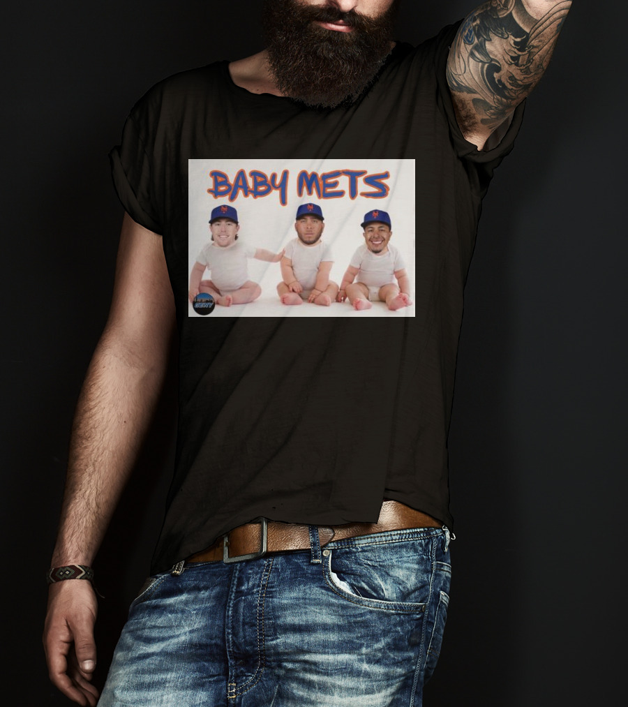 Brett Baty Mark Vientos Francisco Álvarez Baby Mets New York Mets T-Shirt