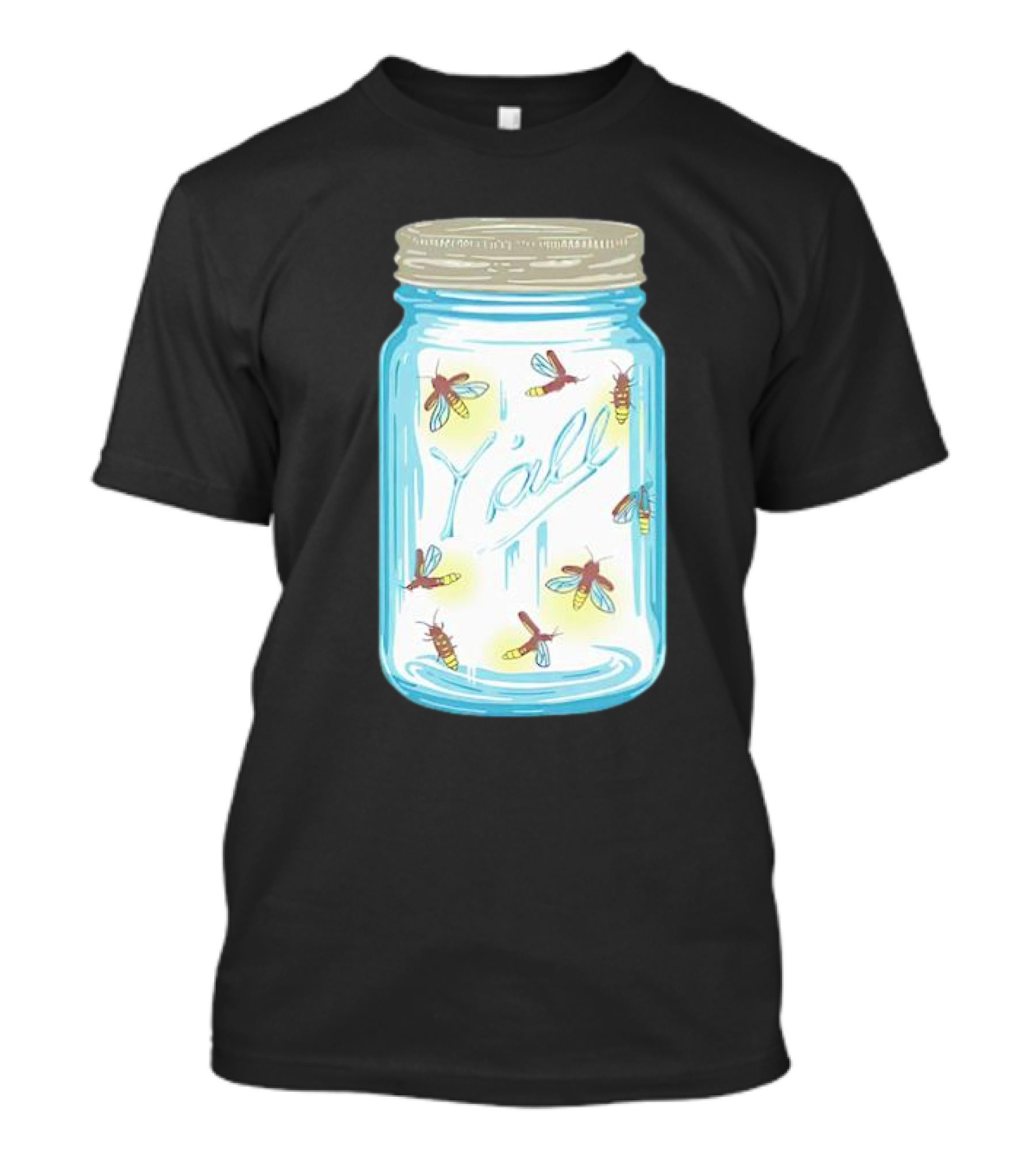 Fireflies In A Jar Y’all T-Shirt