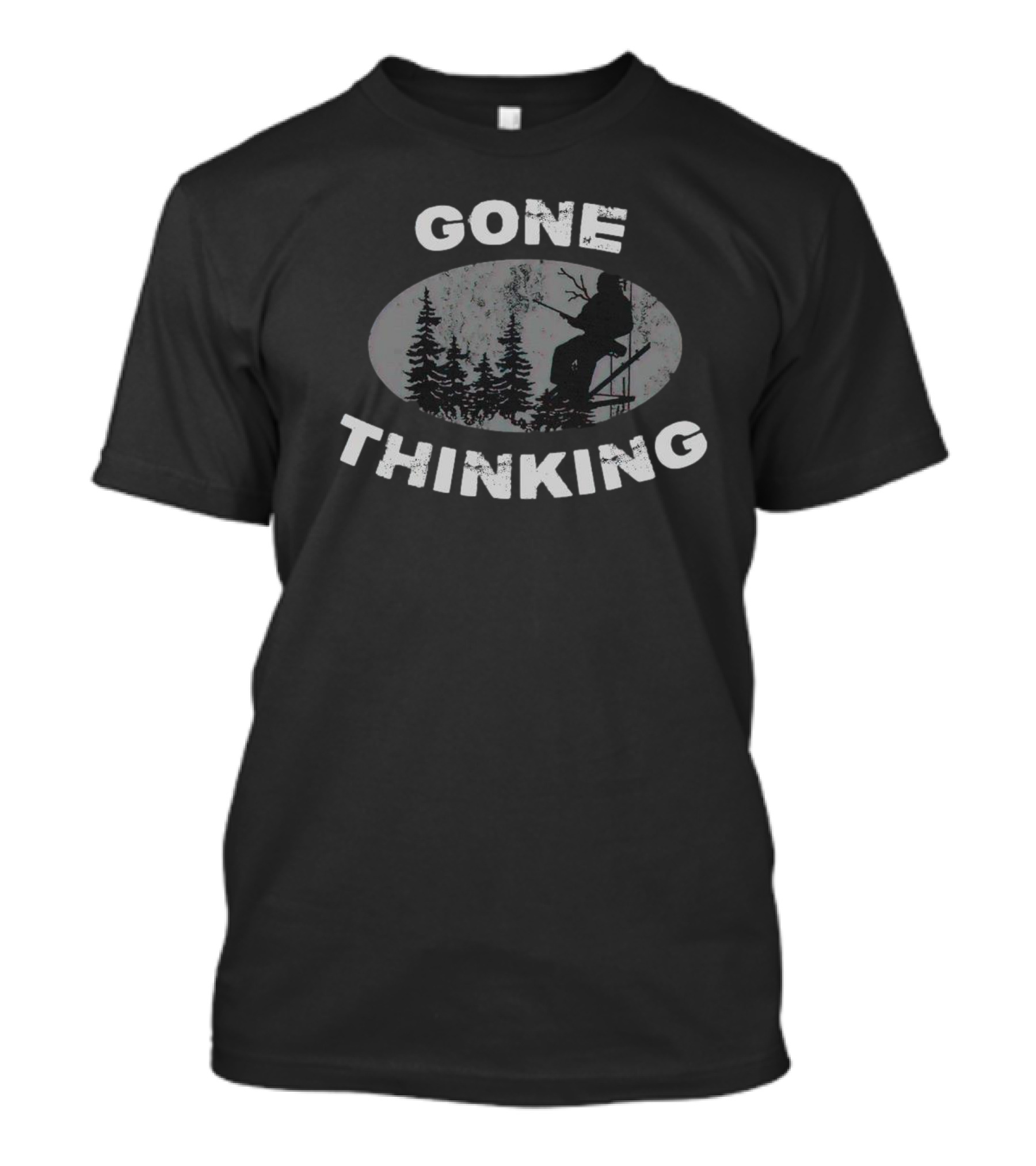 Gone Thinking Forest Wilderness T-Shirt