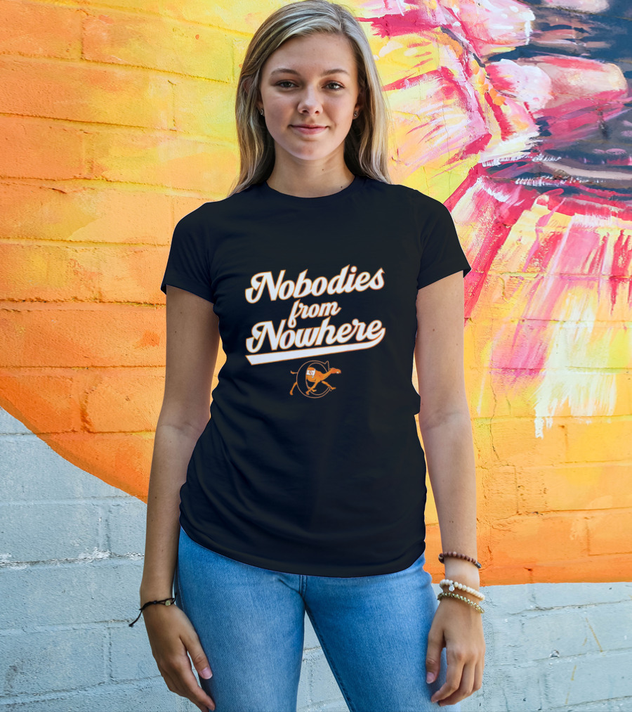 Nobodies From Nowhere Campbell Baseball Retro Horse T-Shirt
