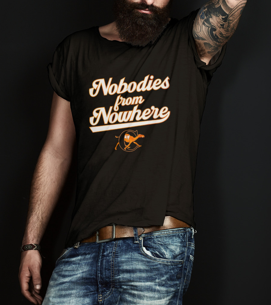 Nobodies From Nowhere Campbell Baseball Retro Horse T-Shirt