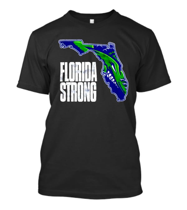 Florida Everblades Florida Strong Map T-Shirt