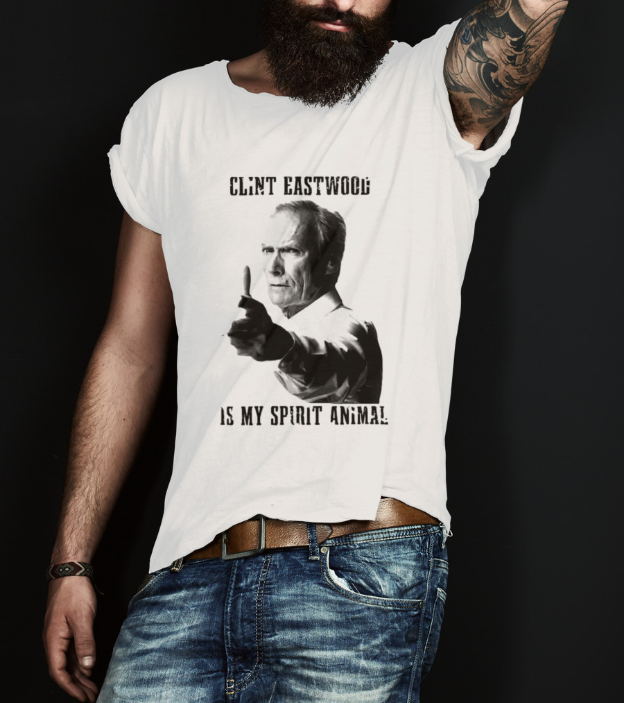 Clint Eastwood Is My Spirit Animal Image T-Shirt