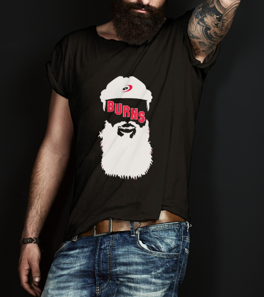 Carolina Hurricanes Brent Burns Hockey Bearded T-Shirt