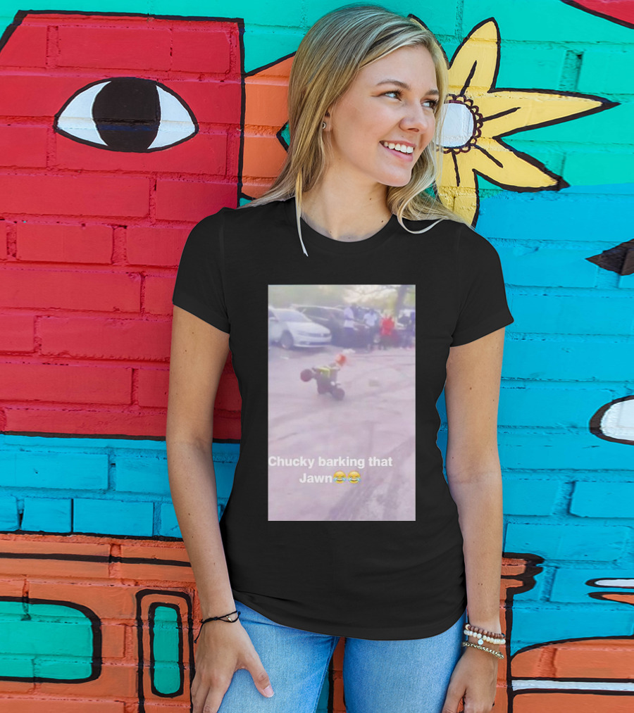 Chucky Barking That Jawn Emoji Scene T-Shirt