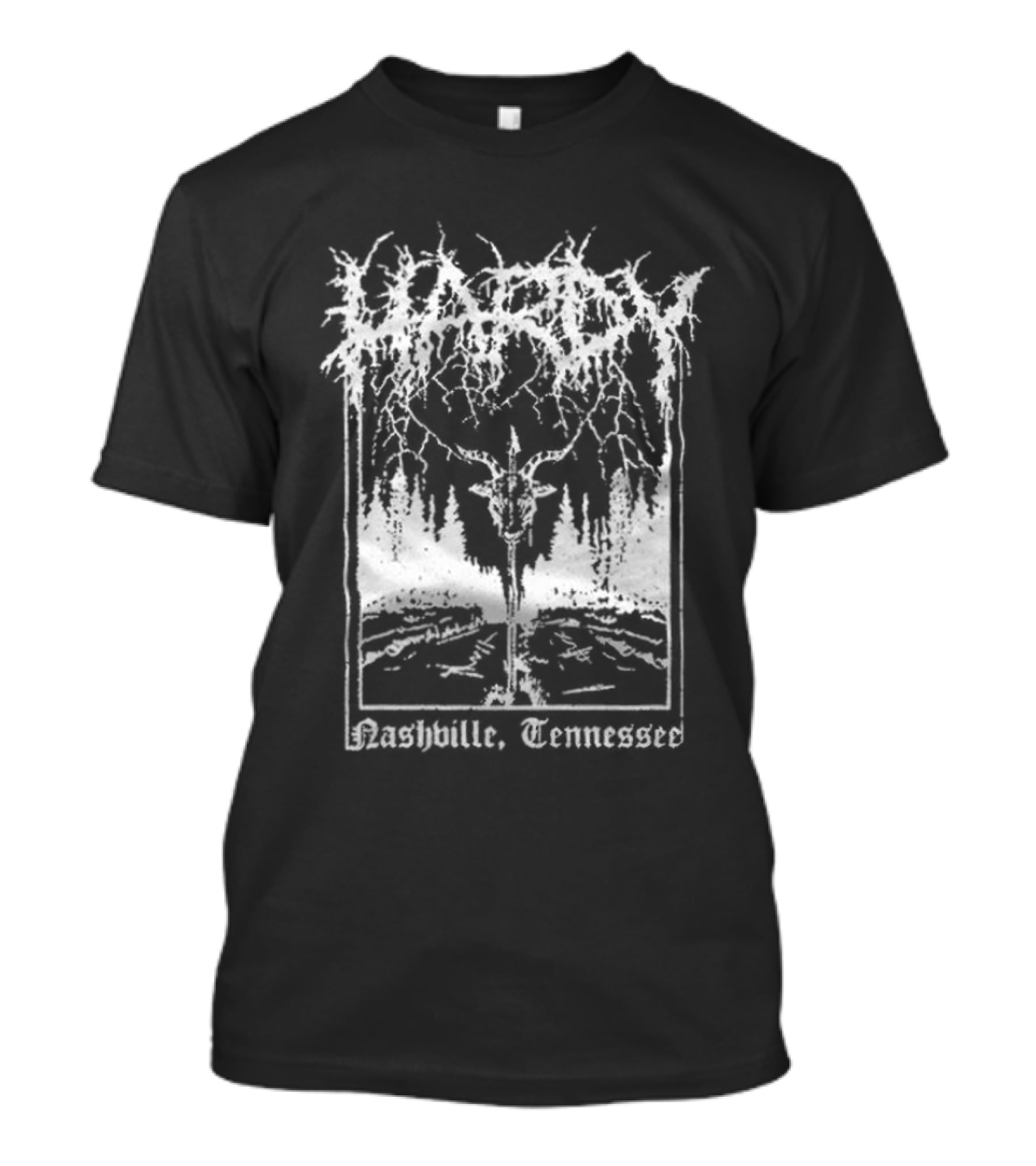 HARDY Nashville Tennessee Metal Forest Stag T-Shirt
