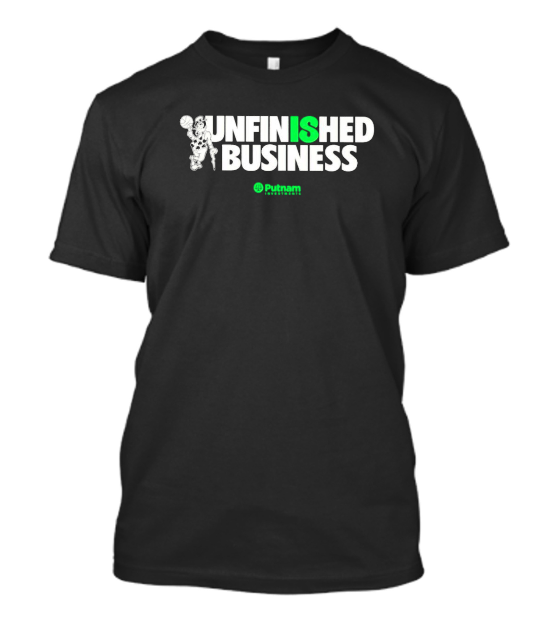 Boston Celtics Unfinished Business Putnam Investments T-Shirt
