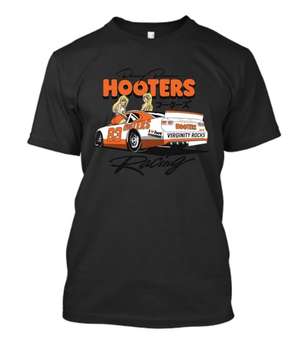 Danny Duncan Hooters 83 Racing I Heart Hot Moms Virginity Rocks T-Shirt