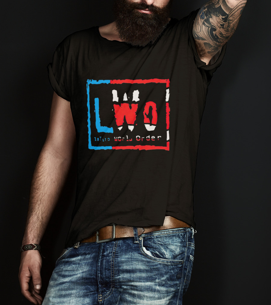 LWO Latino World Order Red White Blue Iconic T-Shirt