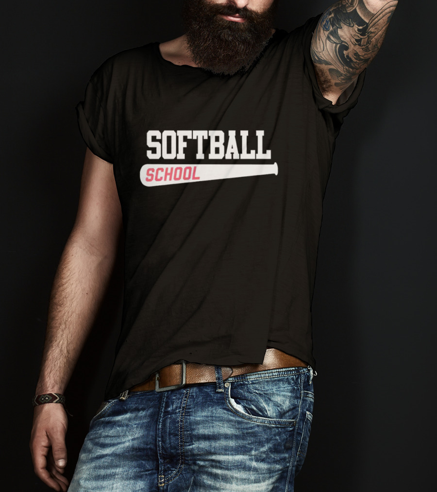 Oklahoma Softball School Bat T-Shirt