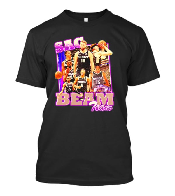 Sacramento Kings Sac Beam Team Basketball Players T-Shirt