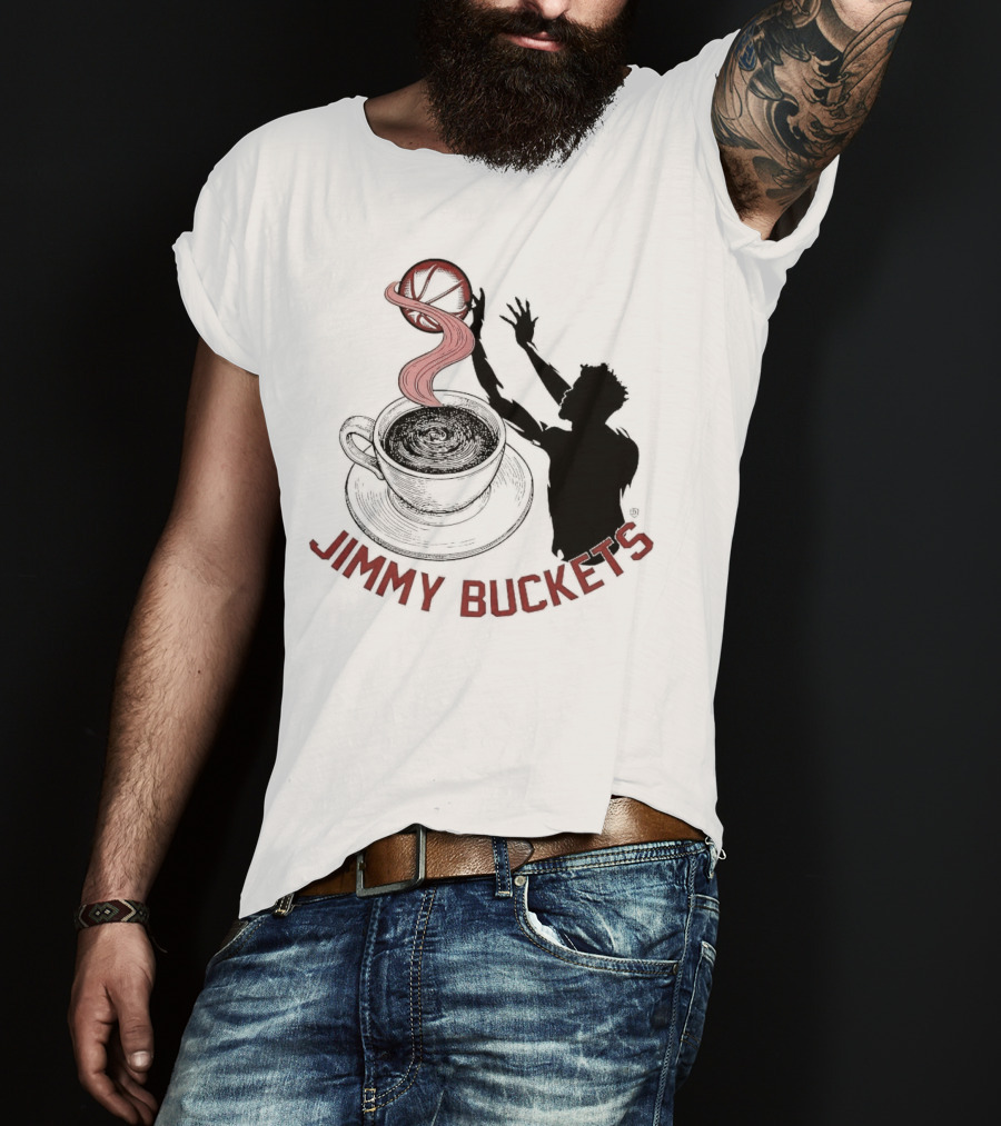 Miami Heat Jimmy Buckets Coffee Basketball T-Shirt