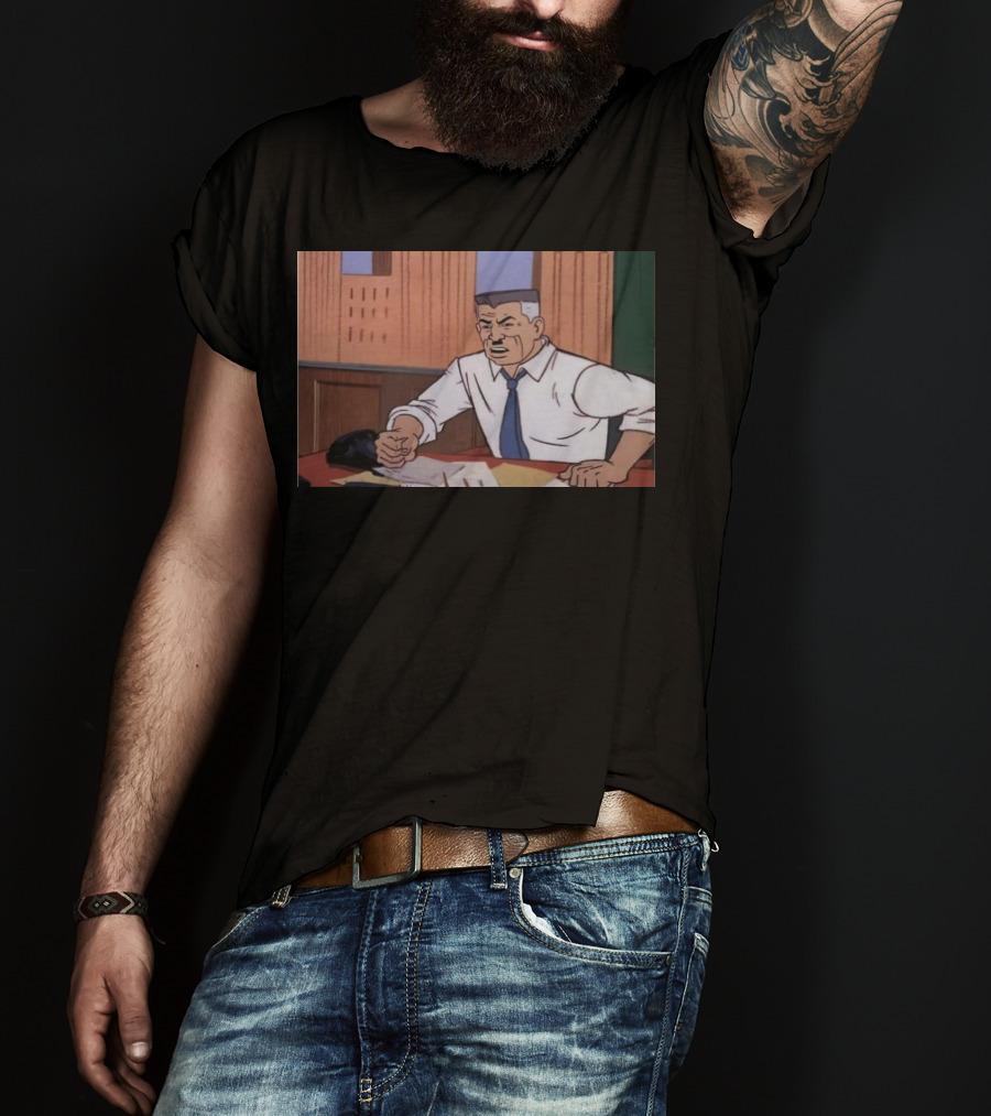 Strange Man Comic Editor Classic Scene T-Shirt