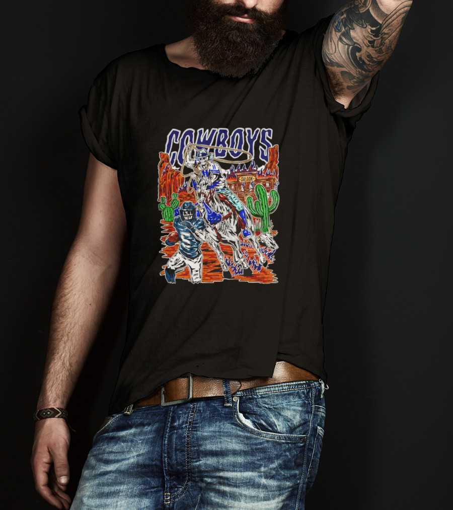 Dallas Cowboys Western Showdown Warren Lotas T-Shirt