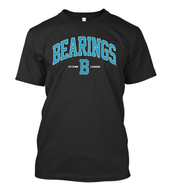 Bearings Ottawa B Canada Blue Athletic T-Shirt