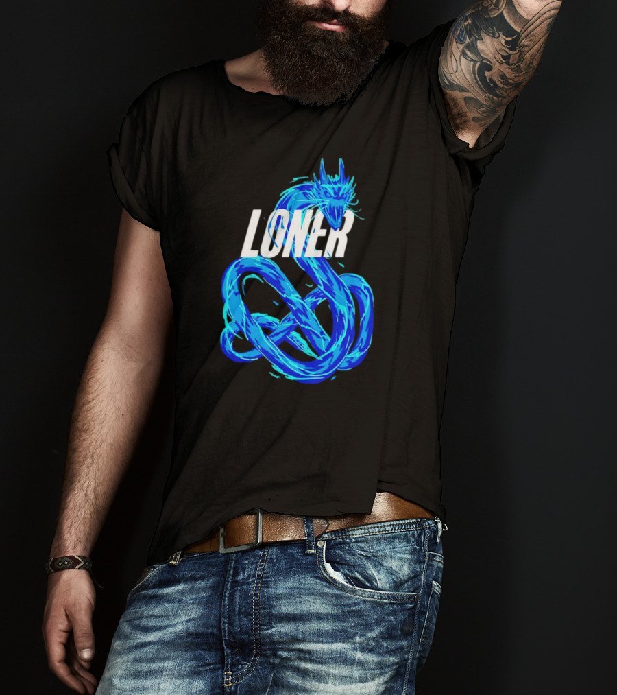 Loner Blue Dragon T-Shirt