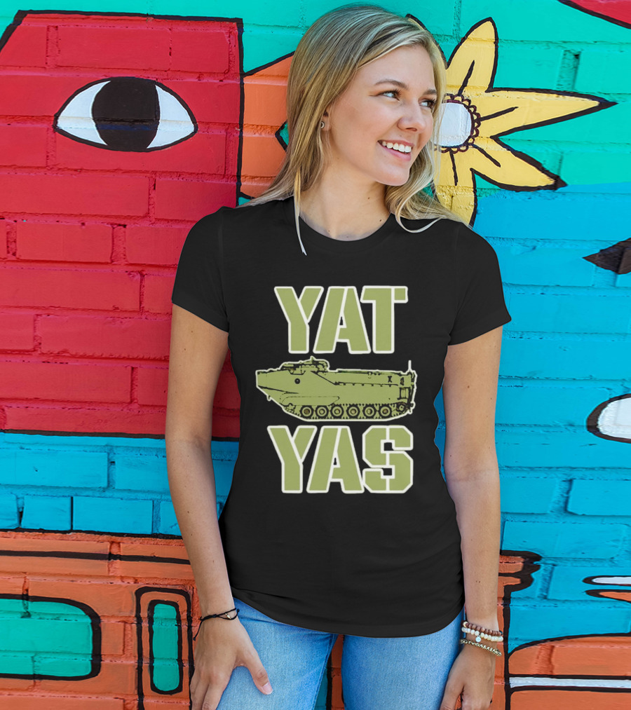 YAT YAS Amphibious Assault Vehicle Text T-Shirt