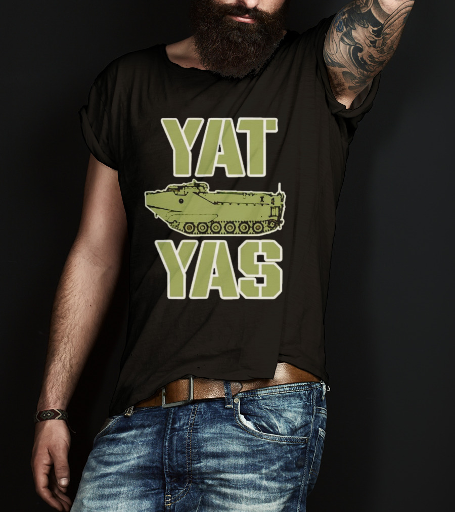 YAT YAS Amphibious Assault Vehicle Text T-Shirt