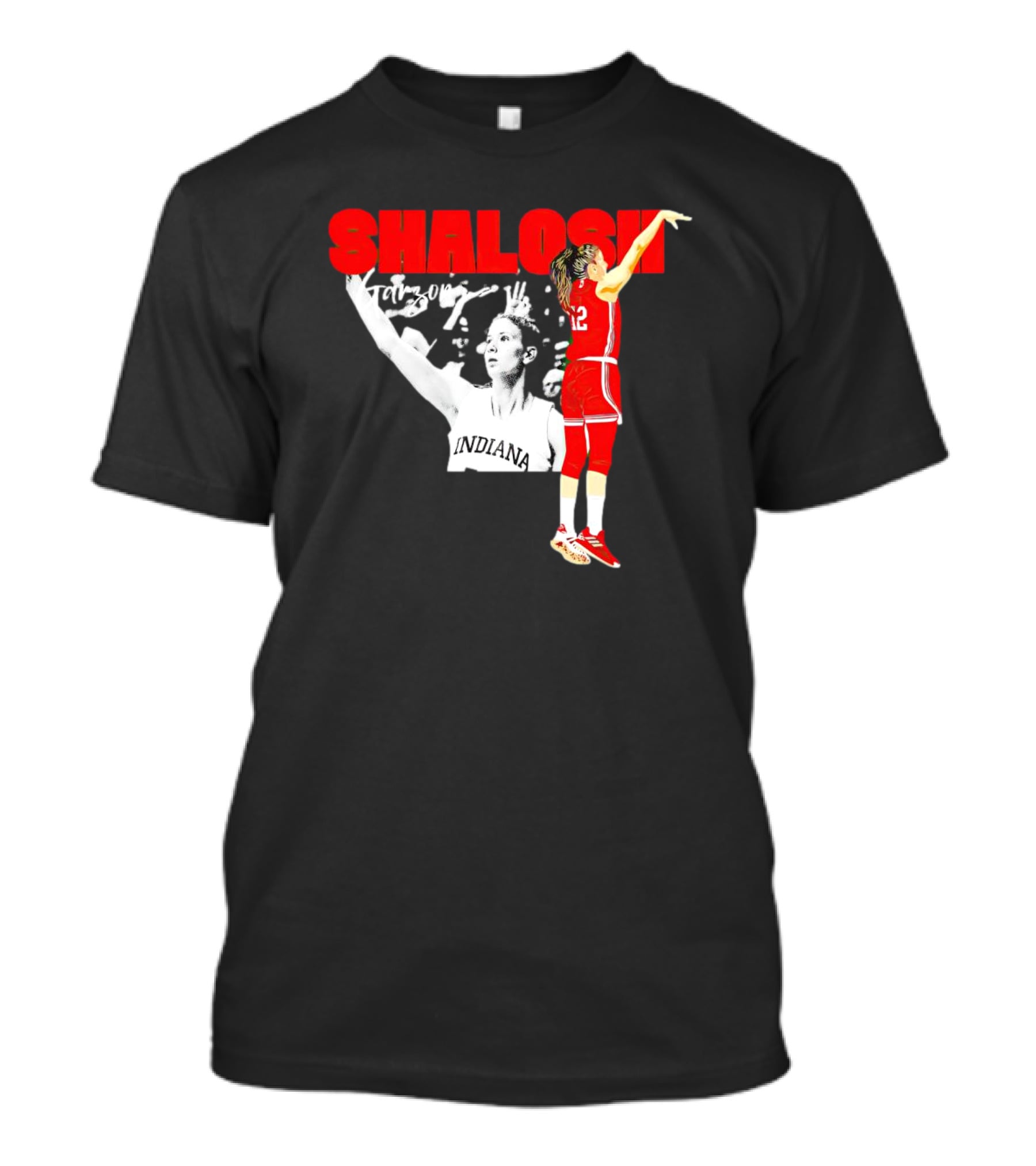 Indiana Hoosiers Shalosh Yarden Garzon Basketball Player T-Shirt