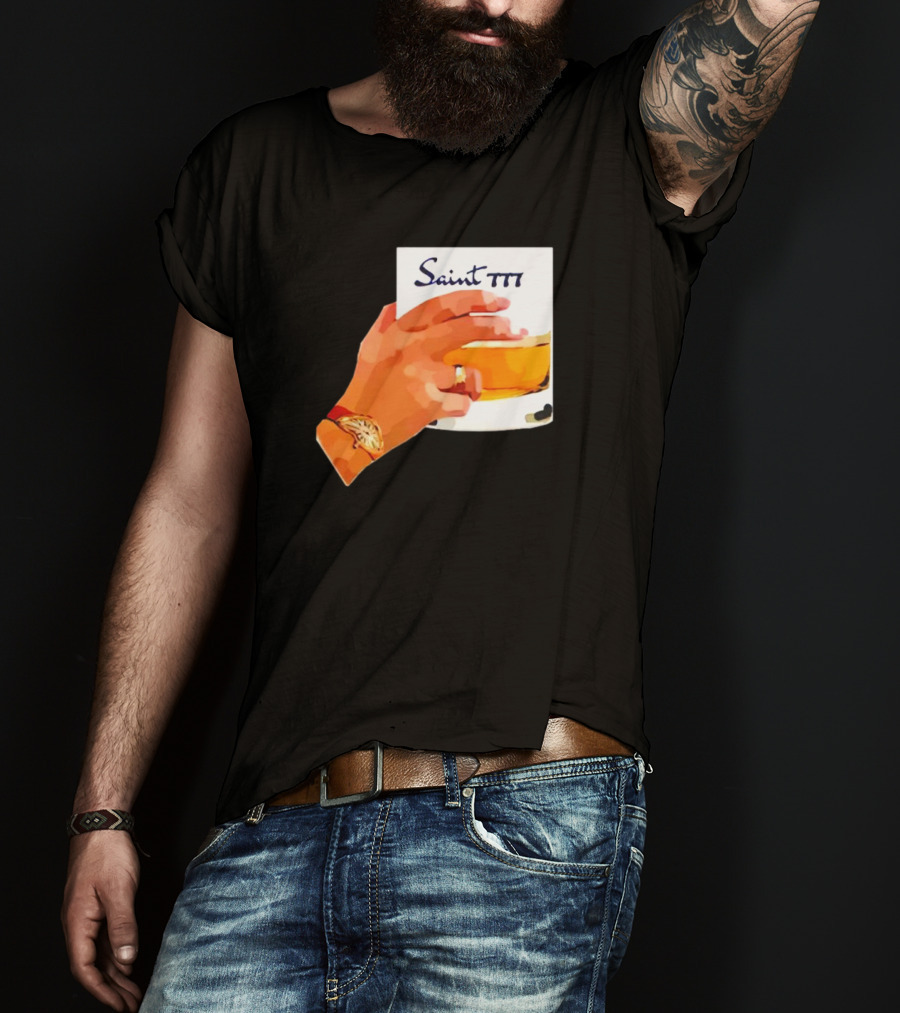 Saint 777 Whiskey Hand Watch T-Shirt