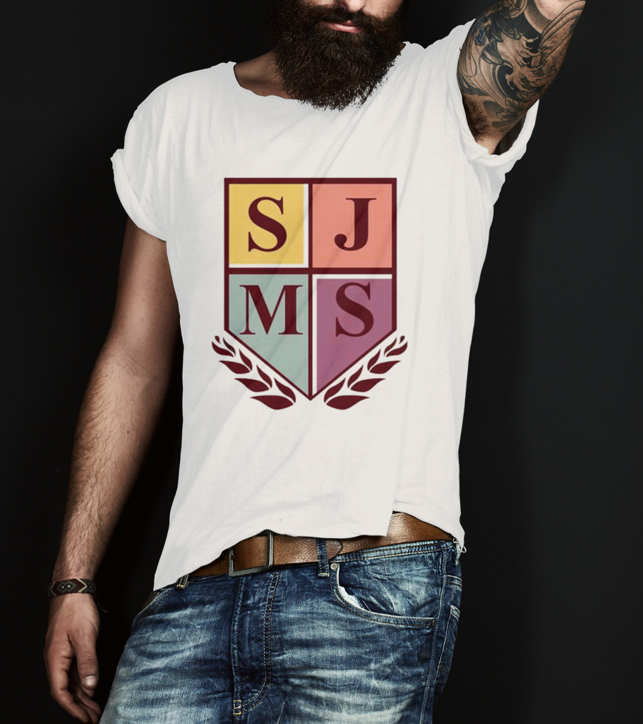 SJMS Shield Emblem Amphibious Crest Metal T-Shirt