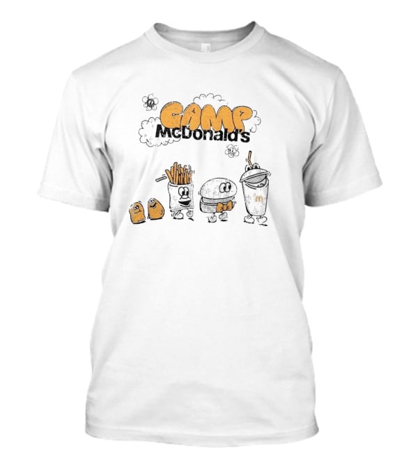 Camp McDonald’s Fry Bow Hamburger Character Trio T-Shirt