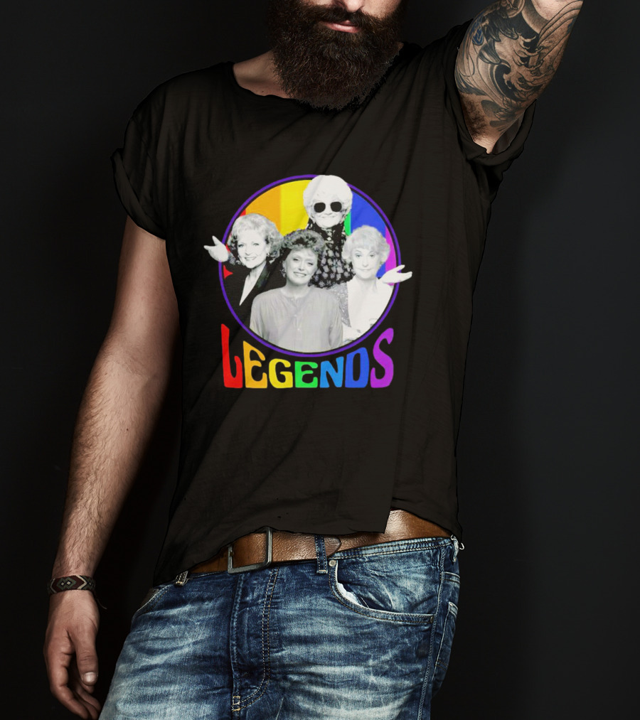 Golden Girls Legends Rainbow Pride T-Shirt
