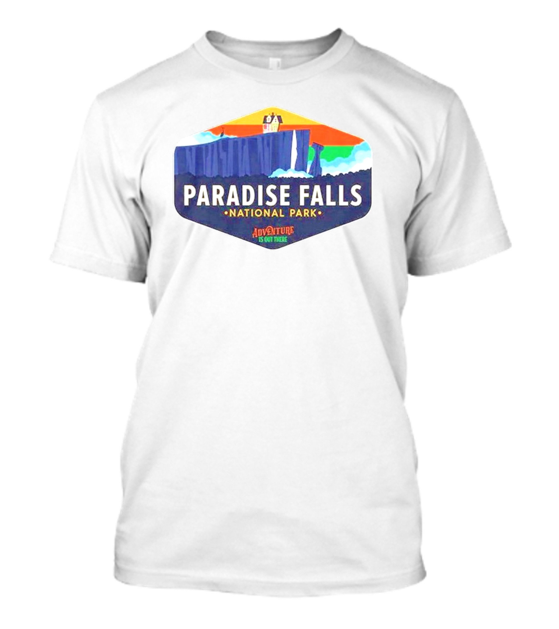 Paradise Falls National Park Adventure Is Out There T-Shirt