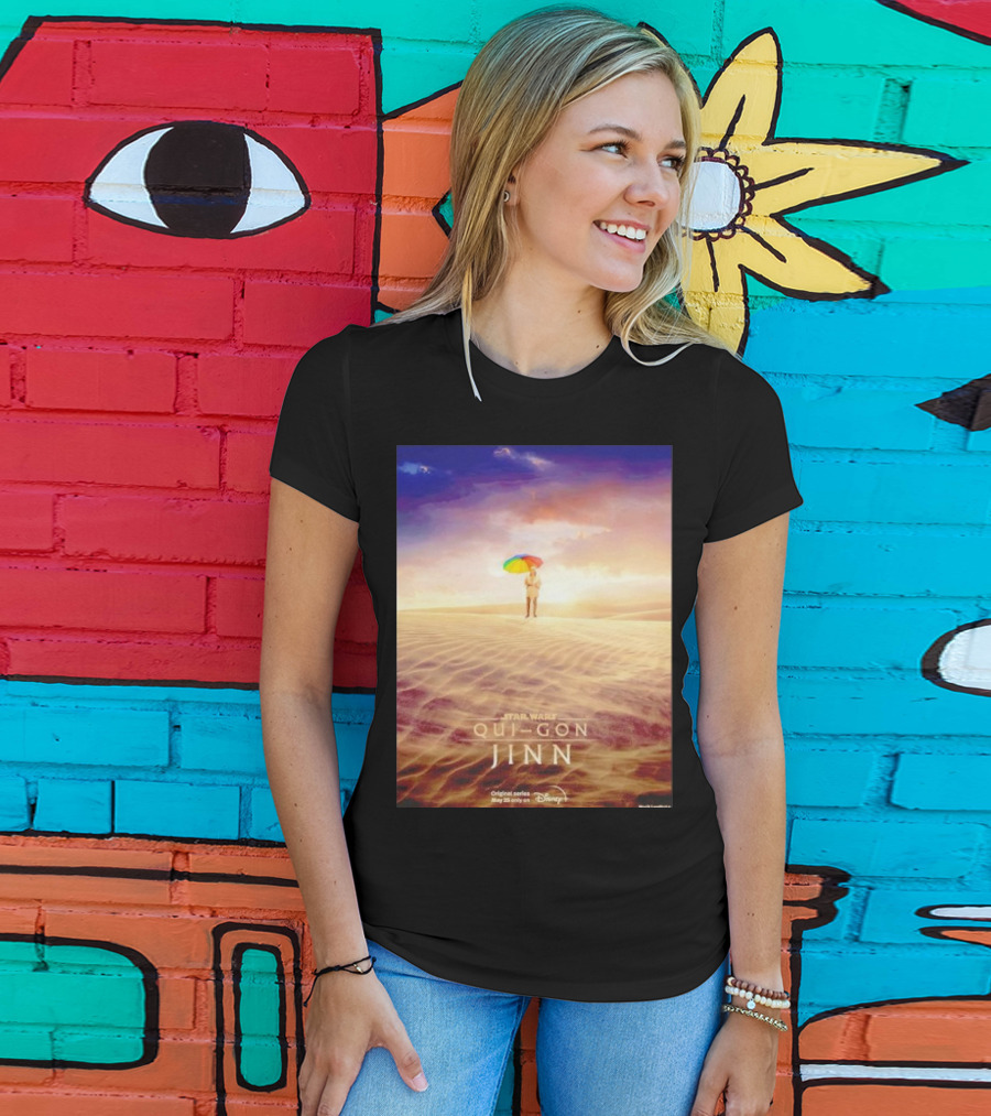Star Wars Qui-Gon Jinn Desert Scene Disney Plus Series T-Shirt