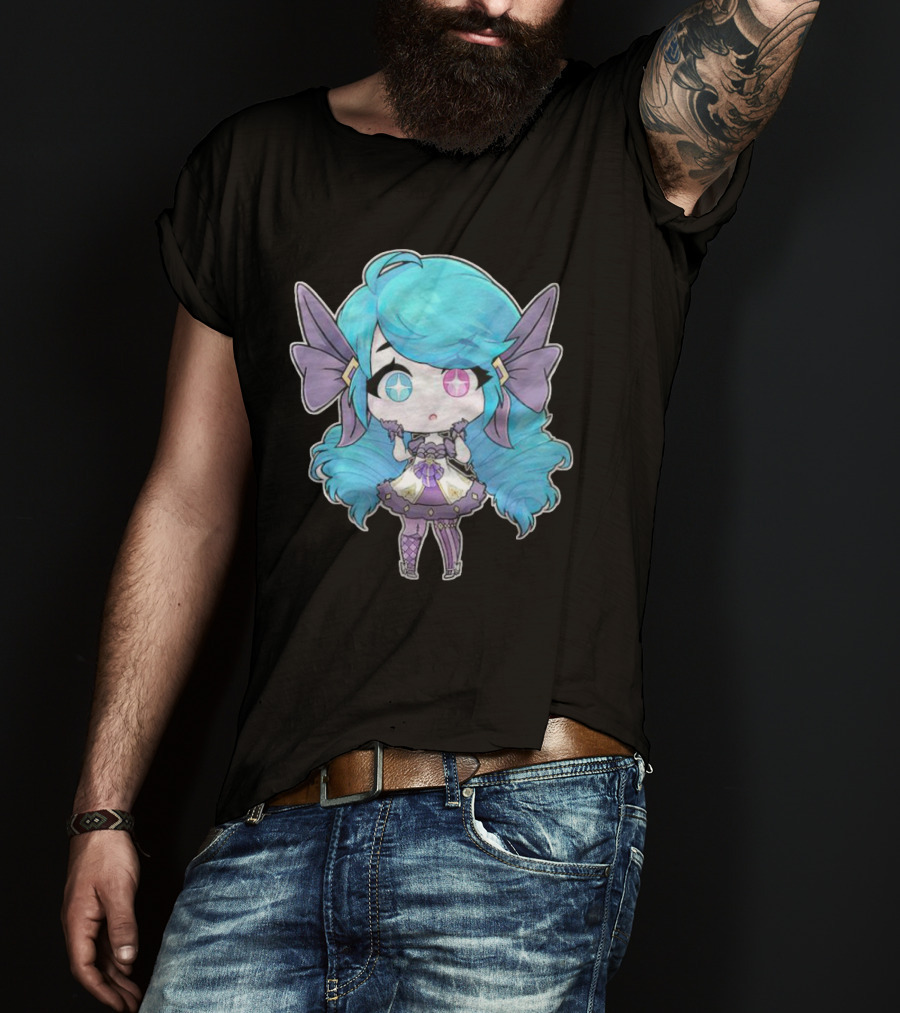 Cute Gwen Chibi LOL Character T-Shirt