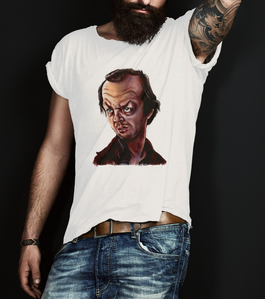 Jack The Caretaker Jack Torrance The Shining Caricature T-Shirt