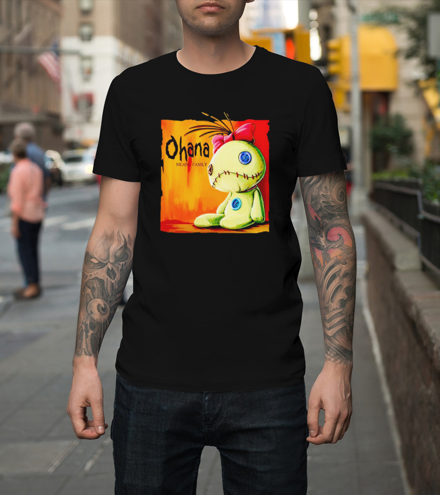Ohana Means Family Scrump Stitch Doll T-Shirt