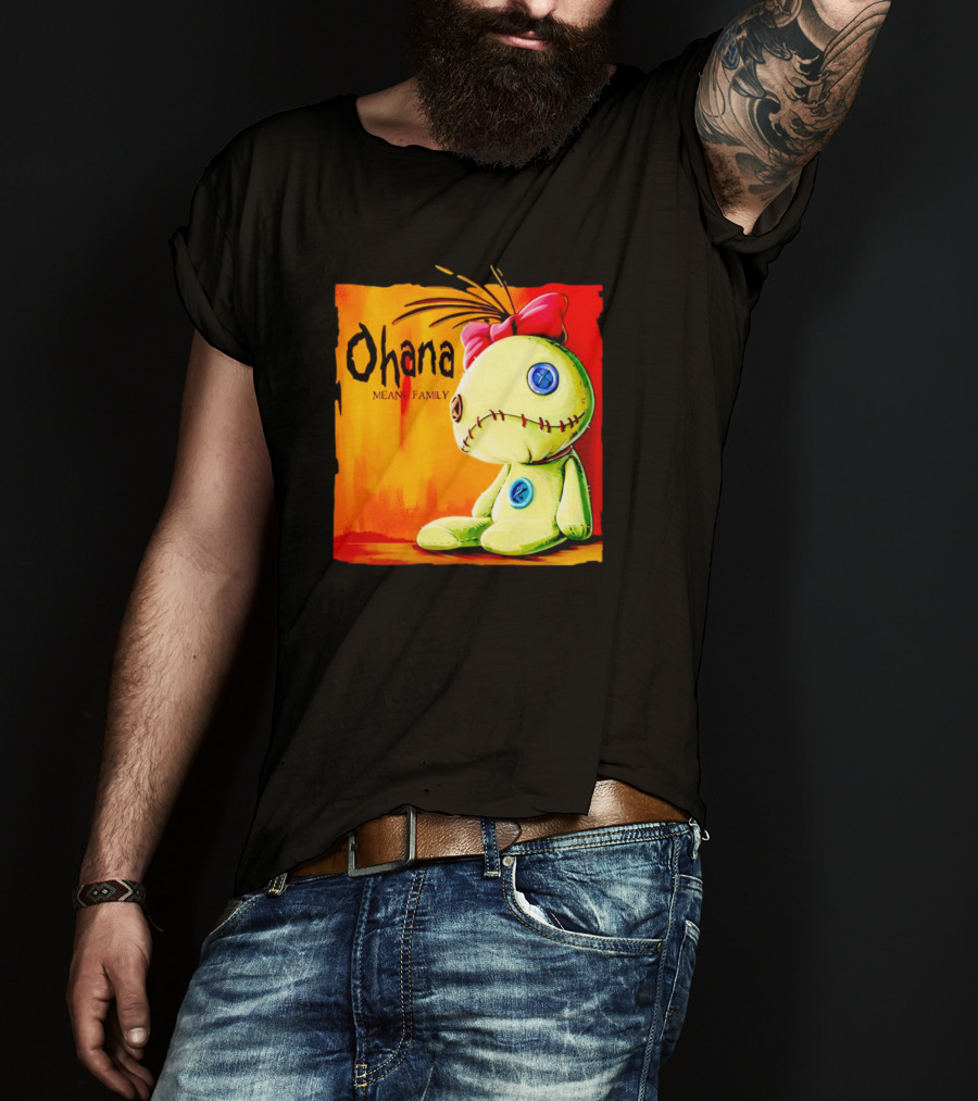 Ohana Means Family Scrump Stitch Doll T-Shirt