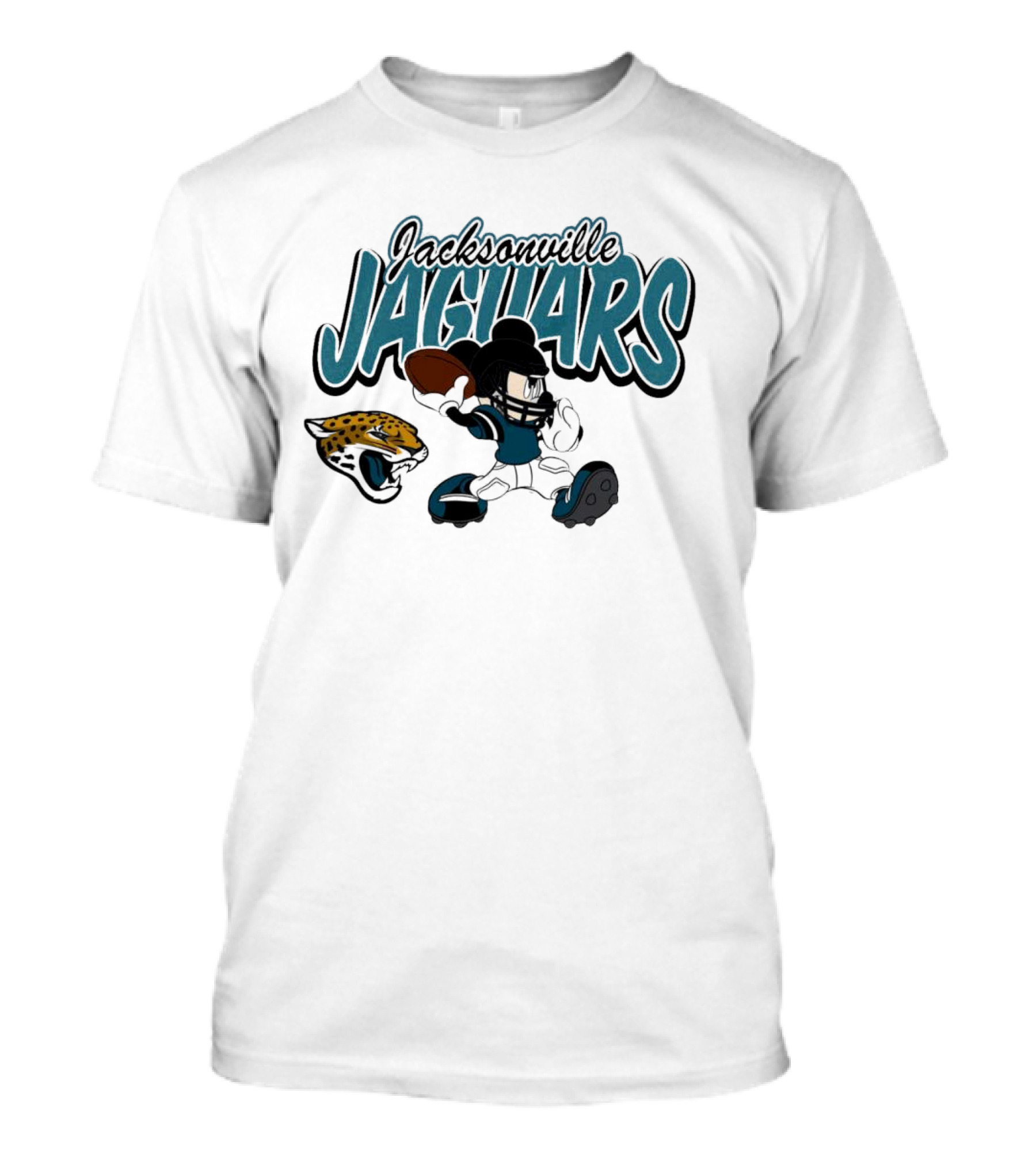 Jacksonville Jaguars Mickey Mouse Football Disney T-Shirt