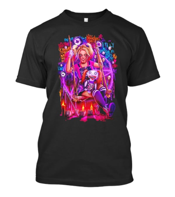 Alexa Bliss Lilly Made Me Do It Doll Graffiti Swing And Candles T-Shirt