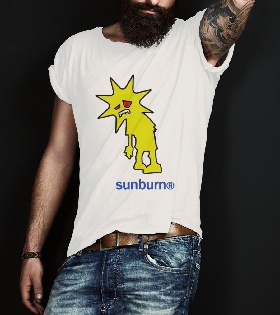 Dominic Fike Sunburn Yellow Sad Character T-Shirt