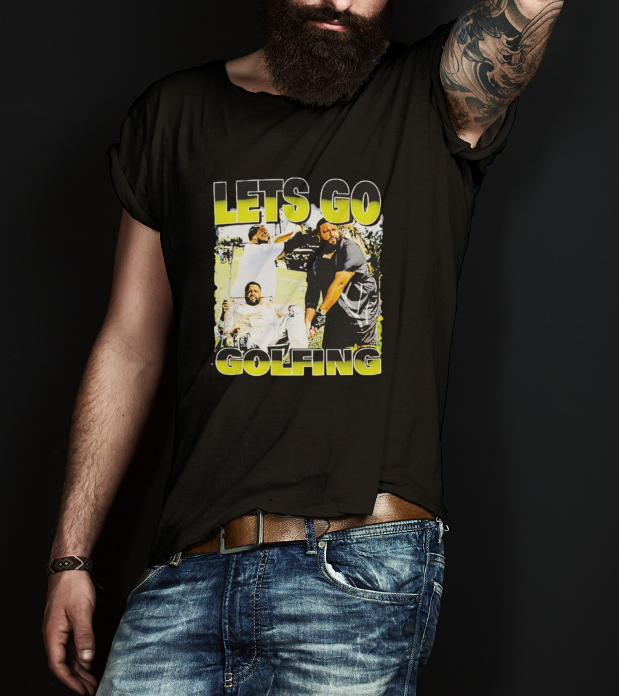 LETS GO GOLFING Golf Course Fun Time T-Shirt