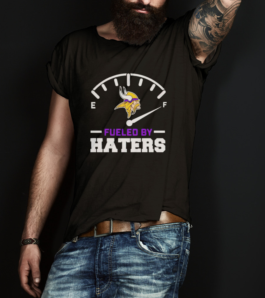 Fueled By Haters Viking Helmet Speedometer Full T-Shirt