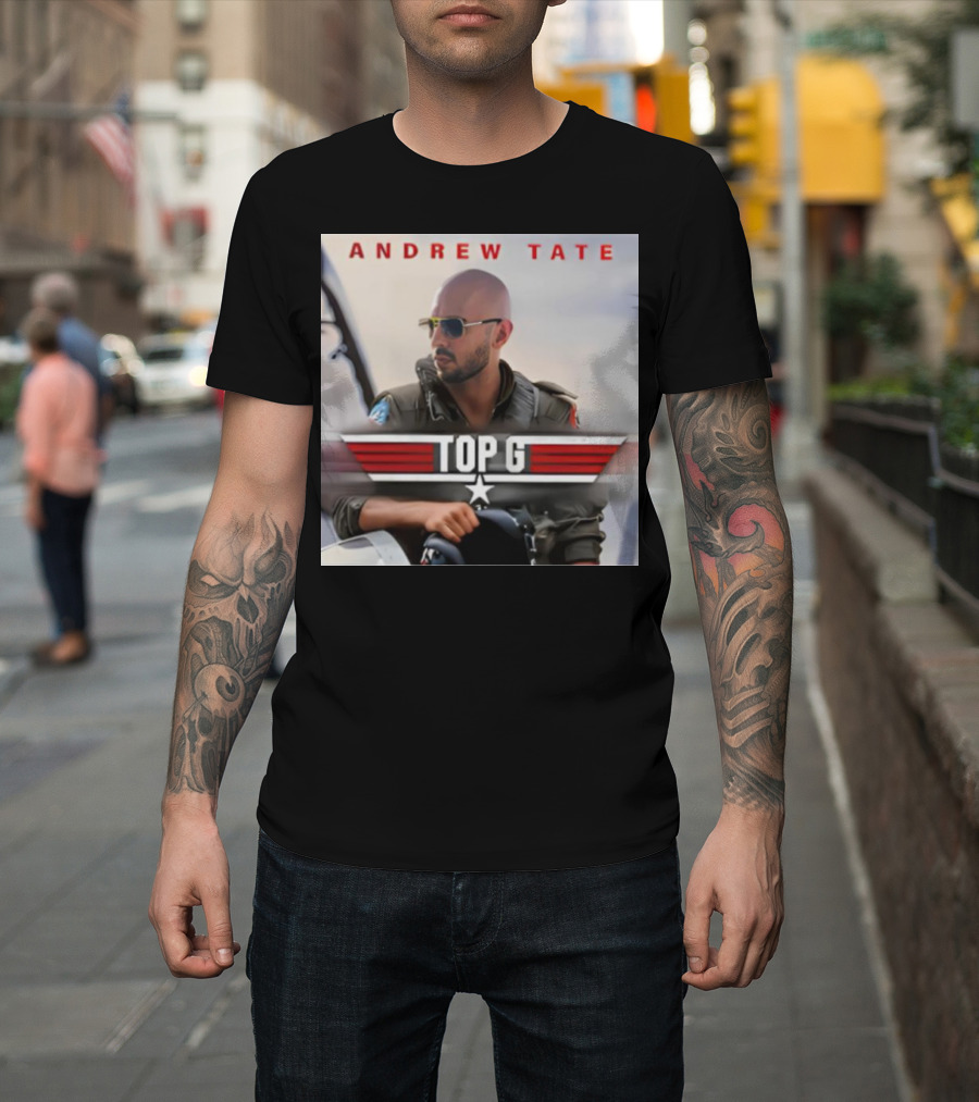 Andrew Tate Top G Pilot Aviator T-Shirt