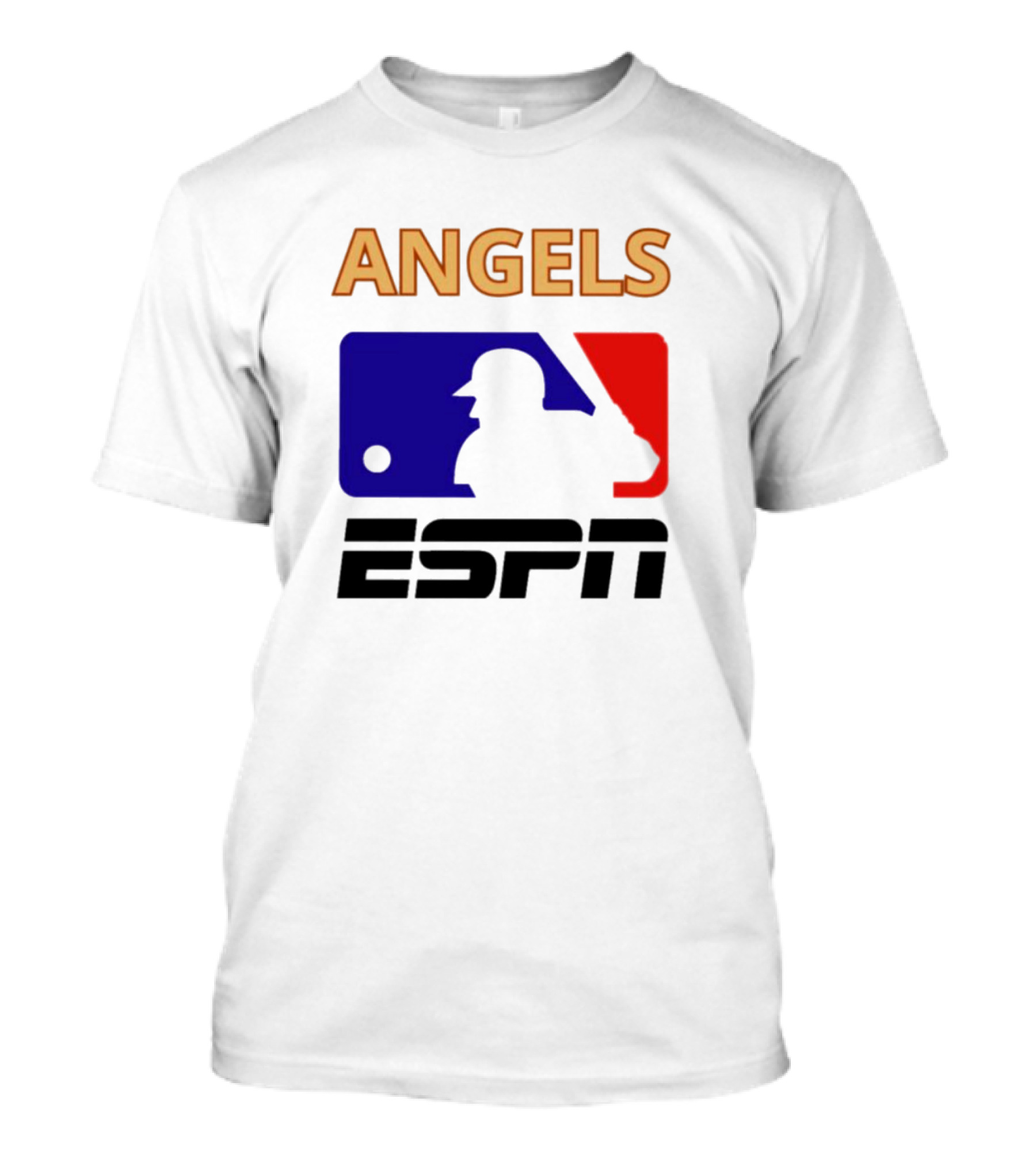 ANGELS ESPN MLB Logo Parody Baseball T-Shirt