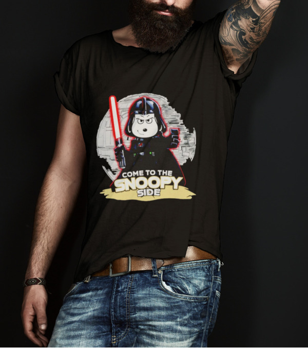 Come To The Snoopy Side Darth Vader Mashup T-Shirt