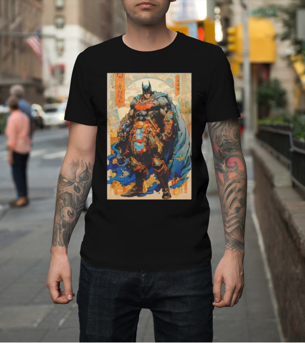 Shirt: Batman Samurai Warrior Japanese Art Hero T-Shirt Batman Samurai Warrior Japanese Art Hero T-Shirt