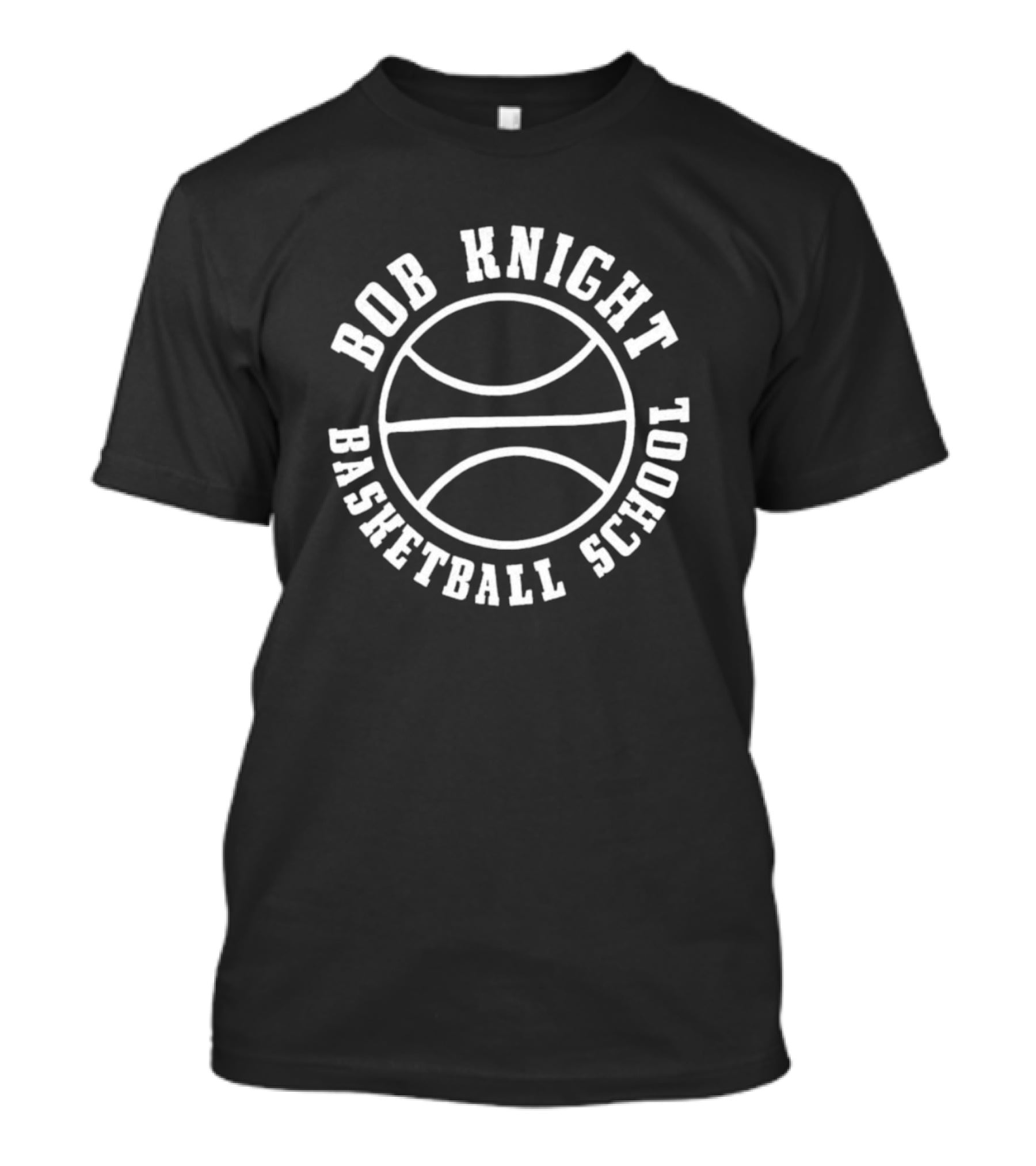 Bob Knight Basketball School Logo With Basketball T-Shirt