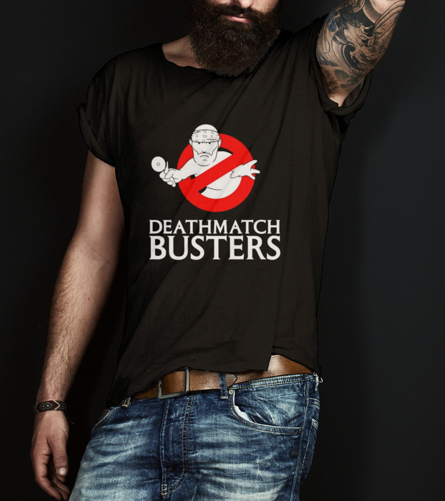 Matt Cardona Deathmatch Busters Ghostbusters T-Shirt