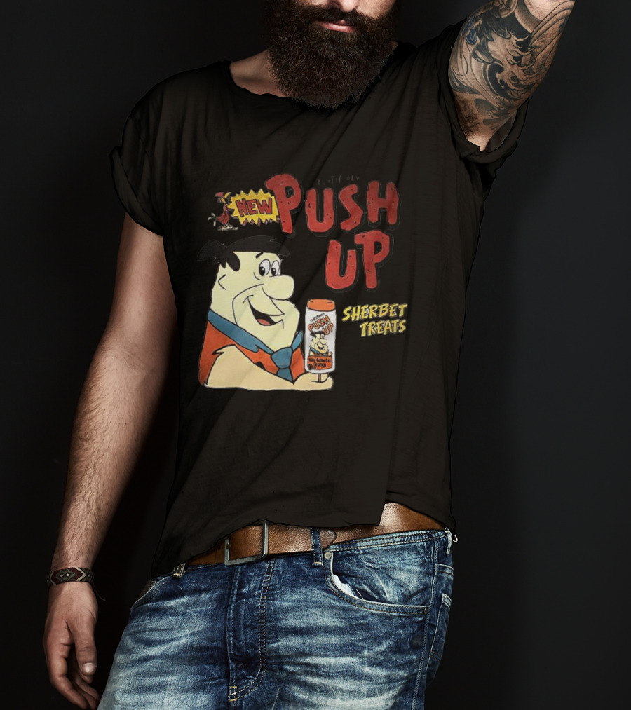 Fred Flintstone New Push Up Sherbet Treats T-Shirt