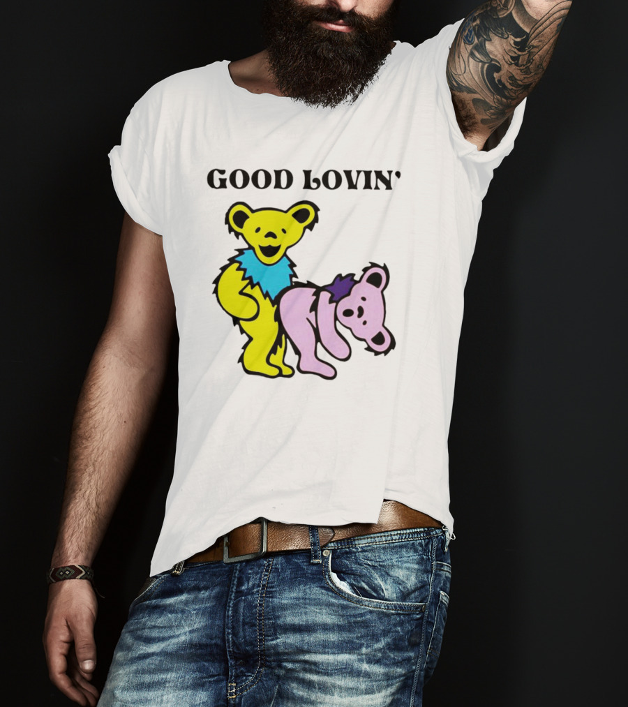 Grateful Dead Bears Good Lovin' Featuring Iconic Dancing Bears T-Shirt