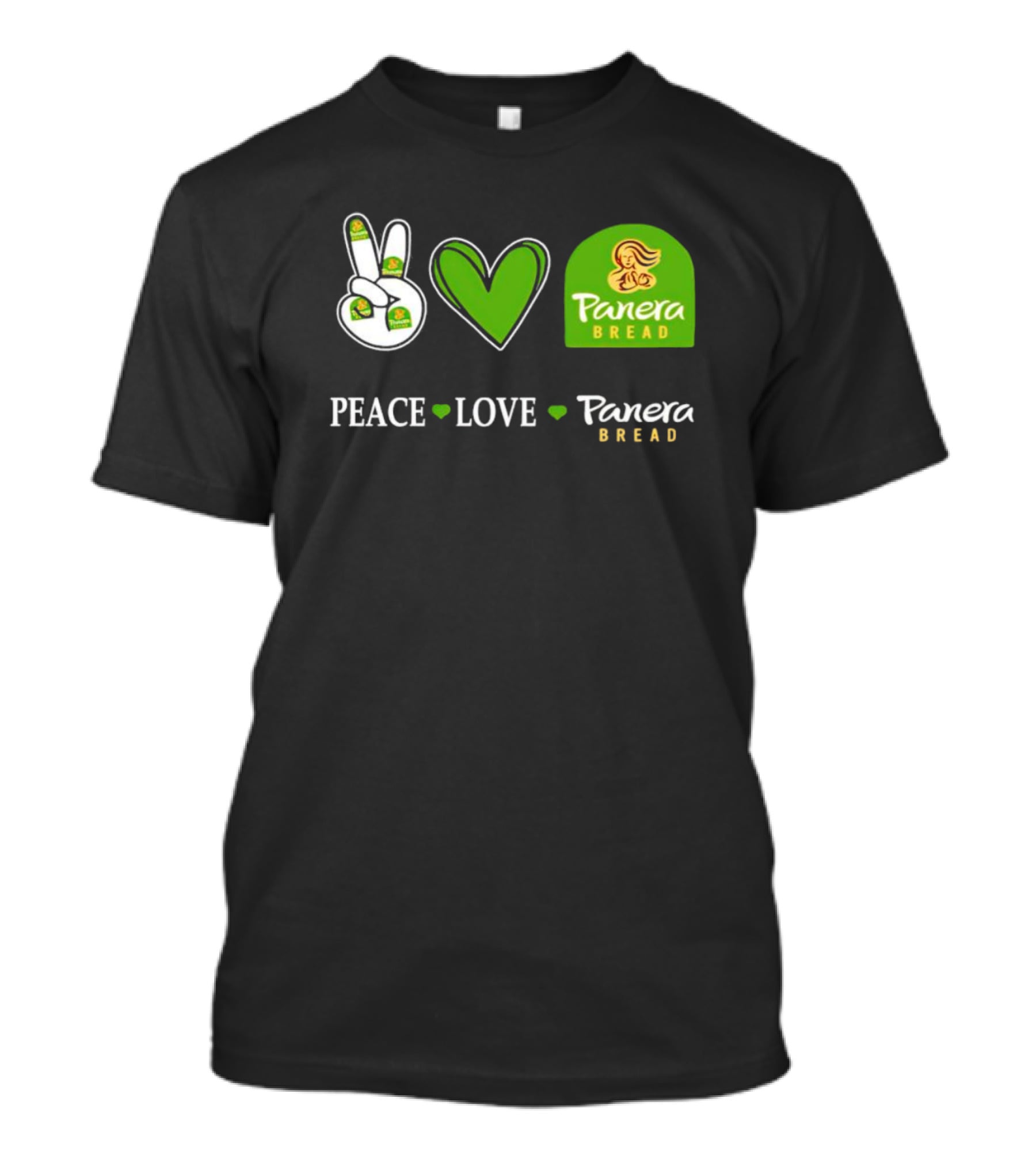 Peace Love Panera Bread Heart T-Shirt